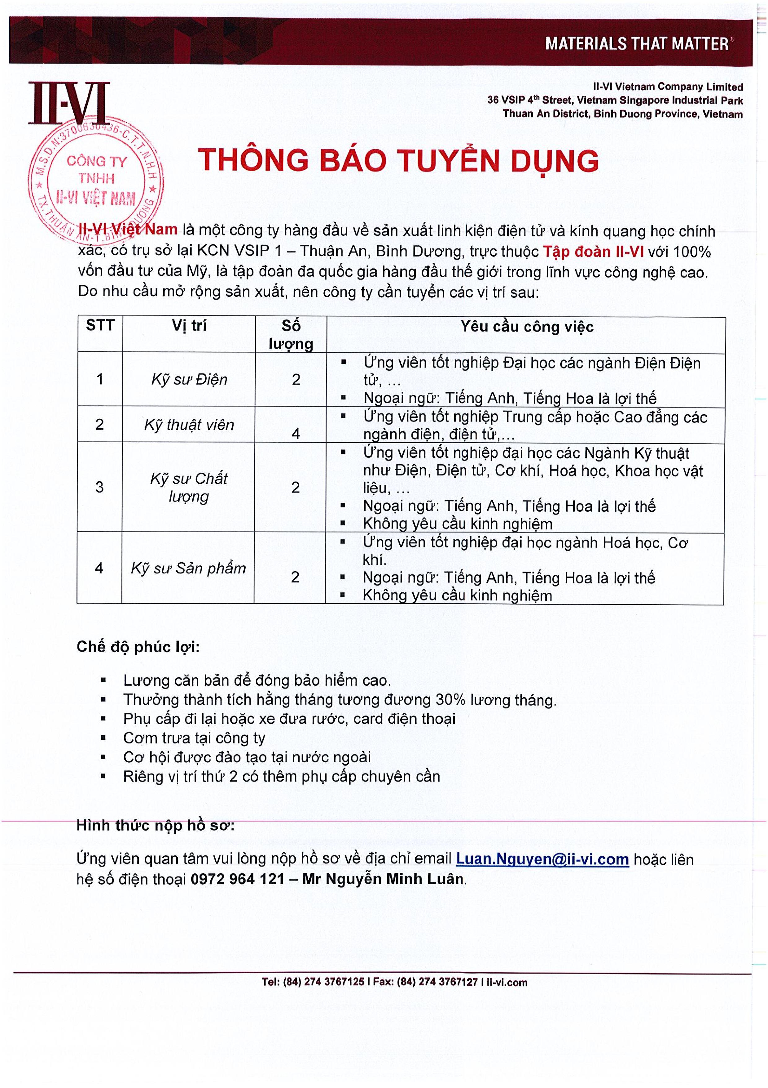 thong bao tuyen dung ii vi vietnam page 001